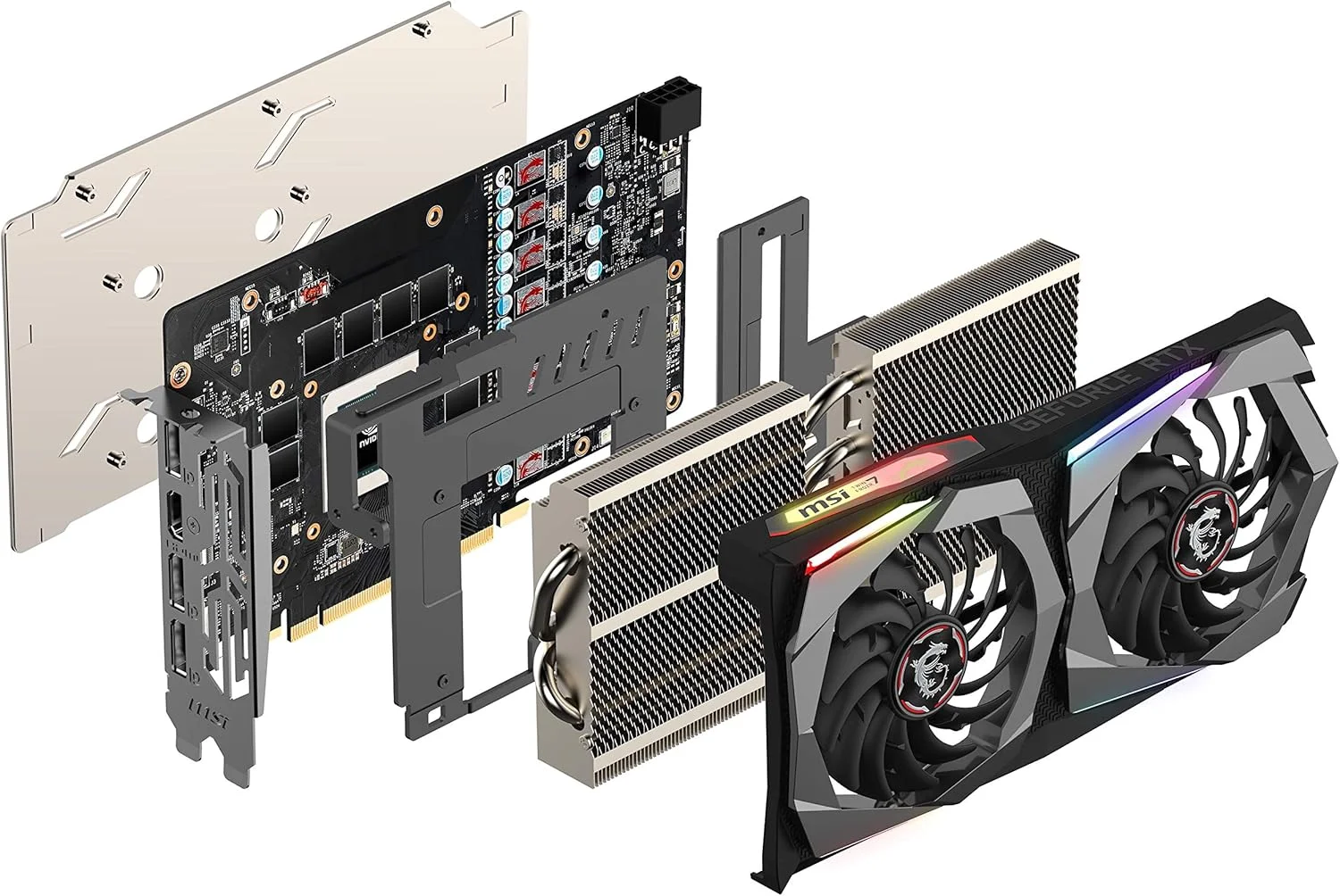 کارت گرافیک MSI Gaming GeForce RTX 2060 Super 8GB GDRR6 256-bit HDMI/DP G-SYNC Turing Architecture Overclocked (RTX 2060 Super Gaming X)