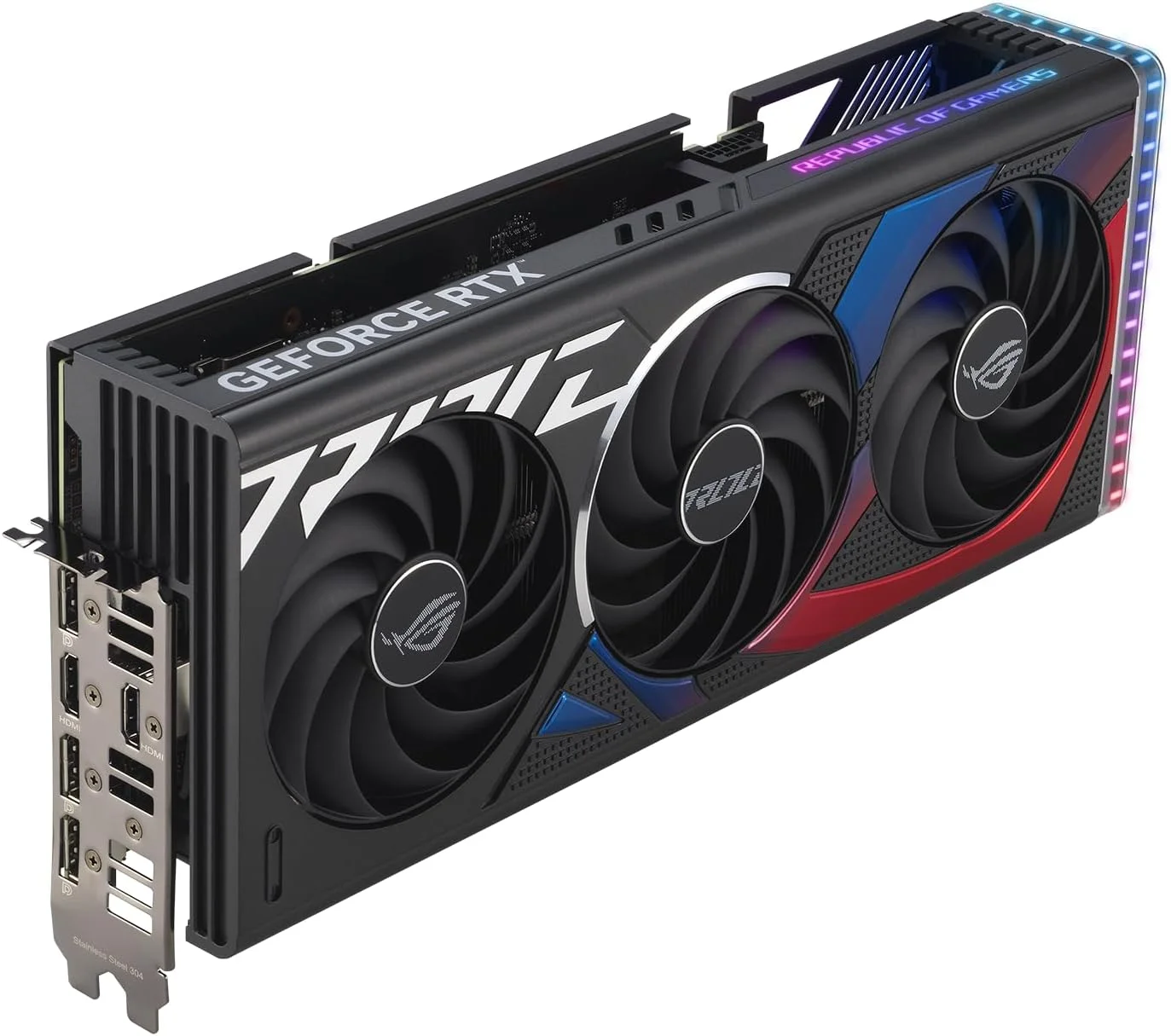 کارت گرافیک گیمینگ ایسوس ROG Strix GeForce RTX 4070 Super OC Edition (PCIe 4.0، 12GB GDDR6X، DLSS 3، HDMI 2.1a، DisplayPort 1.4a، صفحه پشتی تهویه دار بزرگ، حسگر نیرو، Aura Sync) کارت گرافیک گیمینگ ایسوس ROG Strix GeForce RTX 4070 Super OC Edition (PCIe 4.0، 12GB GDDR6X، DLSS 3، HDMI 2.1a، DisplayPort 1.4a، صفحه پشتی تهویه دار بزرگ، حسگر نیرو، Aura Sync)