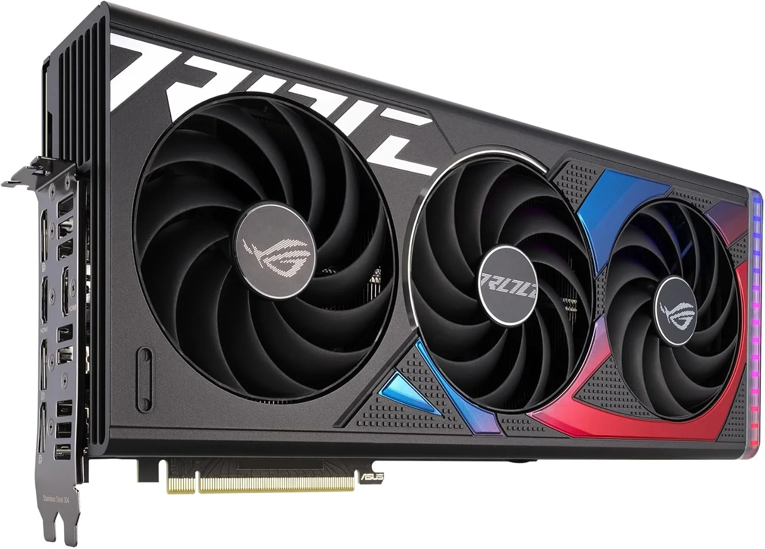 کارت گرافیک گیمینگ ایسوس ROG Strix GeForce RTX 4070 Super OC Edition (PCIe 4.0، 12GB GDDR6X، DLSS 3، HDMI 2.1a، DisplayPort 1.4a، صفحه پشتی تهویه دار بزرگ، حسگر نیرو، Aura Sync) کارت گرافیک گیمینگ ایسوس ROG Strix GeForce RTX 4070 Super OC Edition (PCIe 4.0، 12GB GDDR6X، DLSS 3، HDMI 2.1a، DisplayPort 1.4a، صفحه پشتی تهویه دار بزرگ، حسگر نیرو، Aura Sync)