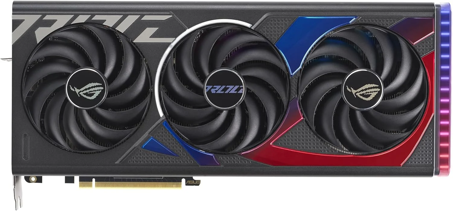 کارت گرافیک گیمینگ ایسوس ROG Strix GeForce RTX 4070 Super OC Edition (PCIe 4.0، 12GB GDDR6X، DLSS 3، HDMI 2.1a، DisplayPort 1.4a، صفحه پشتی تهویه دار بزرگ، حسگر نیرو، Aura Sync) کارت گرافیک گیمینگ ایسوس ROG Strix GeForce RTX 4070 Super OC Edition (PCIe 4.0، 12GB GDDR6X، DLSS 3، HDMI 2.1a، DisplayPort 1.4a، صفحه پشتی تهویه دار بزرگ، حسگر نیرو، Aura Sync)