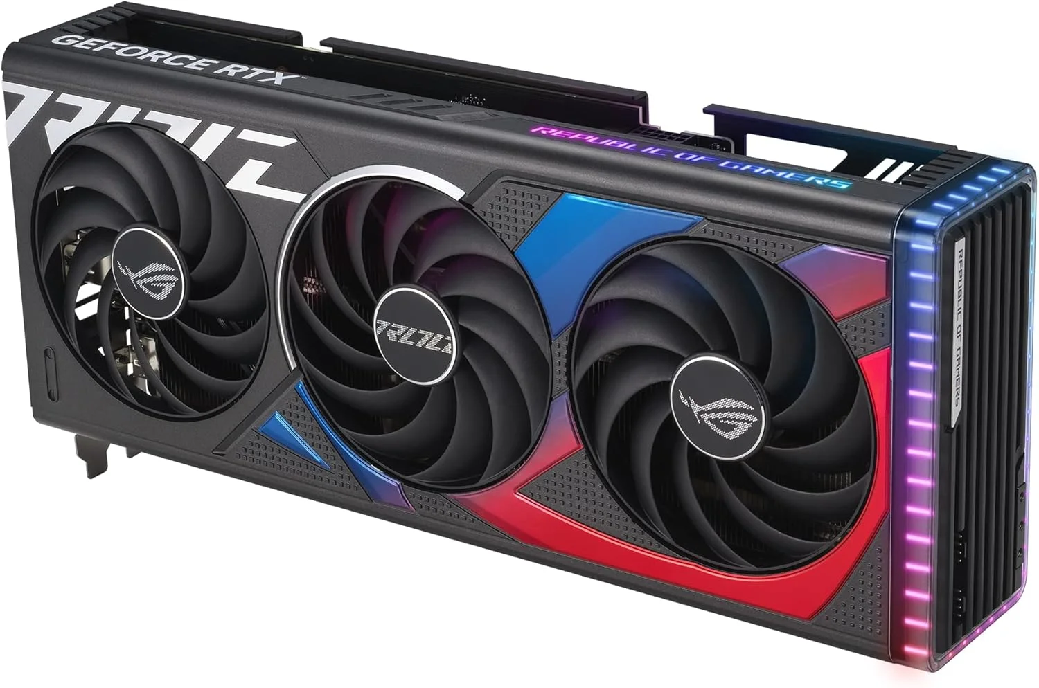 کارت گرافیک گیمینگ ایسوس ROG Strix GeForce RTX 4070 Super OC Edition (PCIe 4.0، 12GB GDDR6X، DLSS 3، HDMI 2.1a، DisplayPort 1.4a، صفحه پشتی تهویه دار بزرگ، حسگر نیرو، Aura Sync) کارت گرافیک گیمینگ ایسوس ROG Strix GeForce RTX 4070 Super OC Edition (PCIe 4.0، 12GB GDDR6X، DLSS 3، HDMI 2.1a، DisplayPort 1.4a، صفحه پشتی تهویه دار بزرگ، حسگر نیرو، Aura Sync)