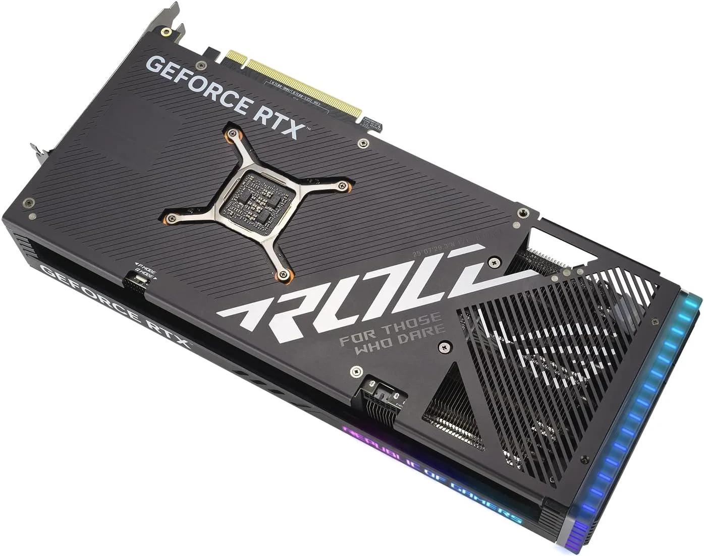 کارت گرافیک گیمینگ ایسوس ROG Strix GeForce RTX 4070 Super OC Edition (PCIe 4.0، 12GB GDDR6X، DLSS 3، HDMI 2.1a، DisplayPort 1.4a، صفحه پشتی تهویه دار بزرگ، حسگر نیرو، Aura Sync) کارت گرافیک گیمینگ ایسوس ROG Strix GeForce RTX 4070 Super OC Edition (PCIe 4.0، 12GB GDDR6X، DLSS 3، HDMI 2.1a، DisplayPort 1.4a، صفحه پشتی تهویه دار بزرگ، حسگر نیرو، Aura Sync)