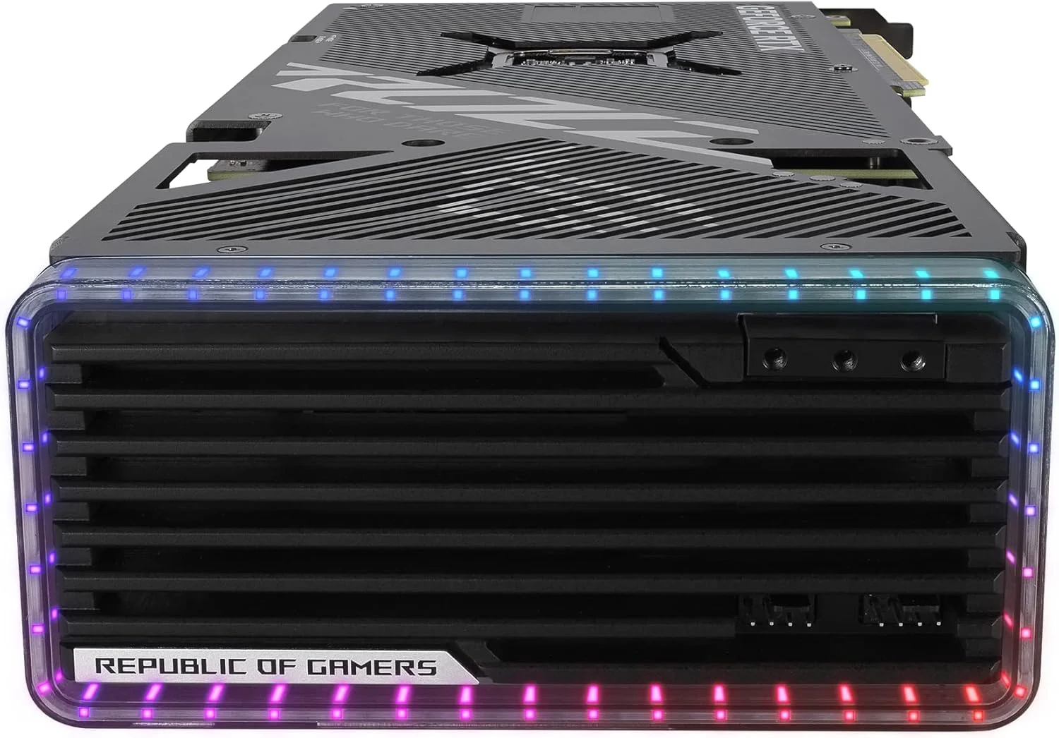 کارت گرافیک گیمینگ ایسوس ROG Strix GeForce RTX 4070 Super OC Edition (PCIe 4.0، 12GB GDDR6X، DLSS 3، HDMI 2.1a، DisplayPort 1.4a، صفحه پشتی تهویه دار بزرگ، حسگر نیرو، Aura Sync) کارت گرافیک گیمینگ ایسوس ROG Strix GeForce RTX 4070 Super OC Edition (PCIe 4.0، 12GB GDDR6X، DLSS 3، HDMI 2.1a، DisplayPort 1.4a، صفحه پشتی تهویه دار بزرگ، حسگر نیرو، Aura Sync)