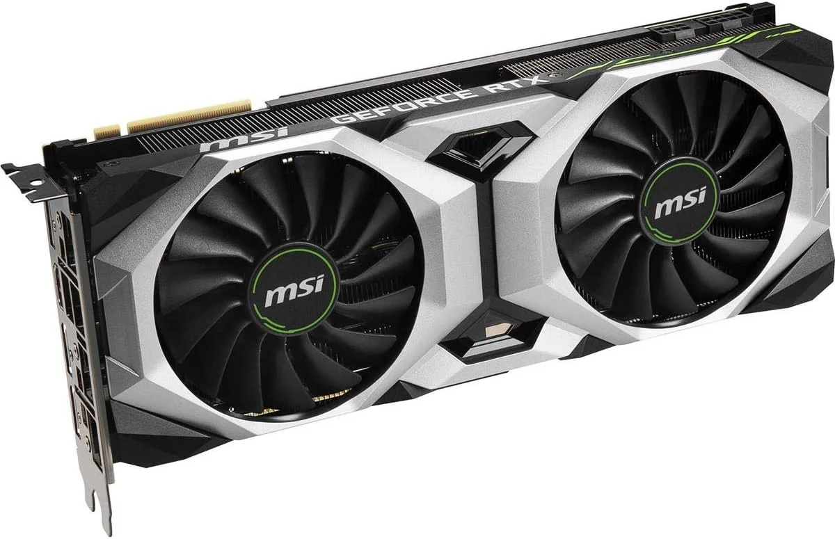 کارت گرافیک گیمینگ MSI GeForce RTX 2080 Super 8GB GDRR6 256-Bit HDMI/DP Nvlink Torx Fan Turing Architecture Overclocked (RTX 2080 Super Ventus XS OC)