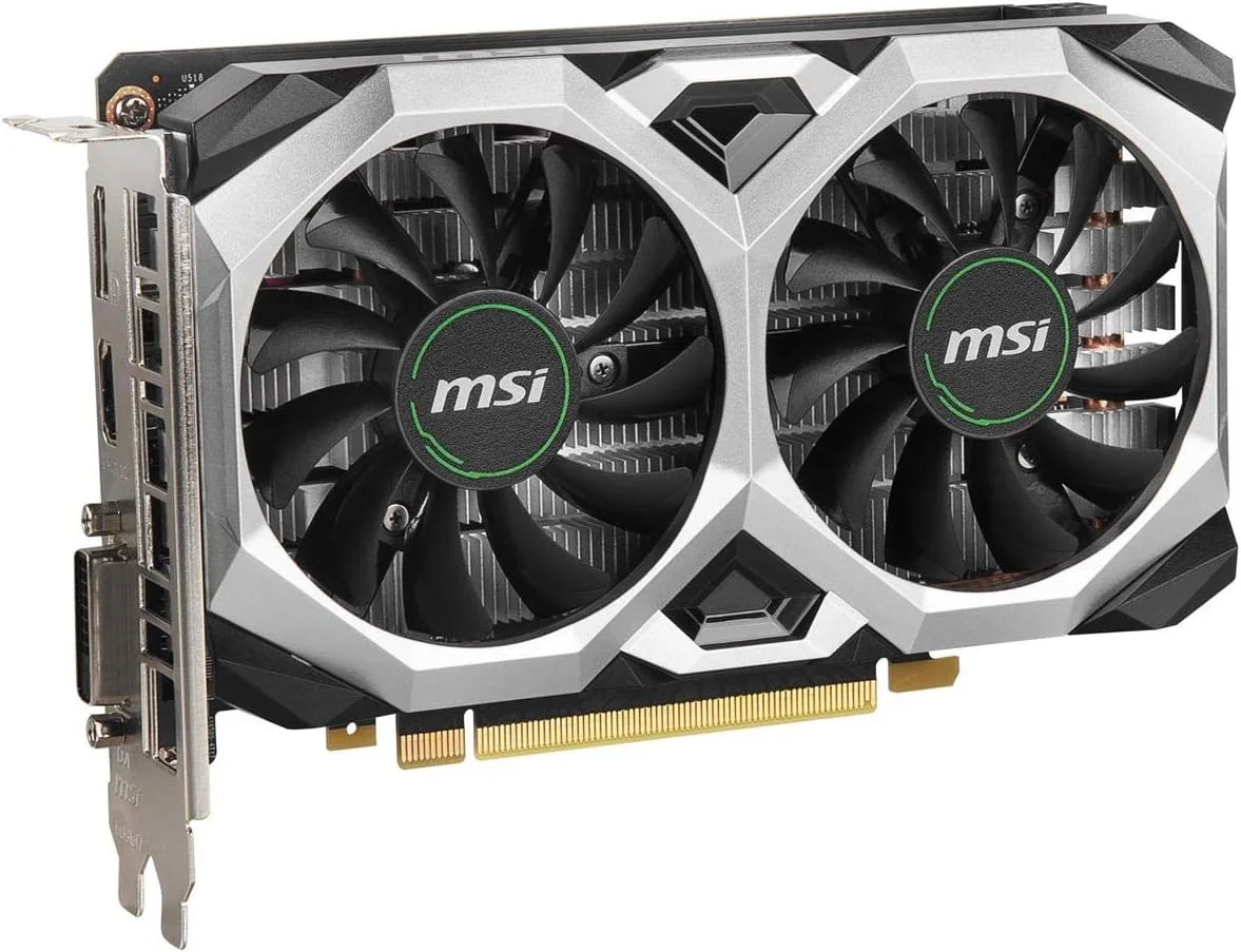 کارت گرافیک گیمینگ MSI GeForce GTX 1650 Super Ventus XS OC - مشکی (912-V809-3294) کارت گرافیک گیمینگ MSI GeForce GTX 1650 Super Ventus XS OC - مشکی (912-V809-3294)