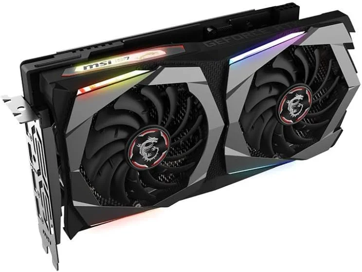 کارت گرافیک MSI Gaming GeForce RTX 2060 6GB GDRR6 192-bit HDMI/DP با قابلیت Ray Tracing، معماری Turing، آماده برای واقعیت مجازی (RTX 2060 GAMING Z 6G)، مشکی، خاکستری فلزی کارت گرافیک MSI Gaming GeForce RTX 2060 6GB GDRR6 192-bit HDMI/DP با قابلیت Ray Tracing، معماری Turing، آماده برای واقعیت مجازی (RTX 2060 GAMING Z 6G)، مشکی، خاکستری فلزی