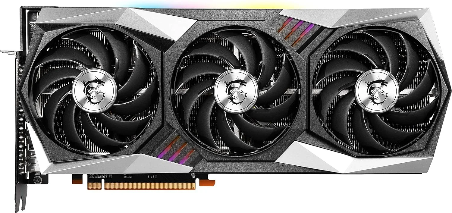 کارت گرافیک MSI Gaming Radeon RX 6900 XT با فرکانس بوست تا 2340 مگاهرتز، 256 بیتی، 16 گیگابایت GDDR6، DP/HDMI، سه فن Torx 4.0، FreeSync، DirectX 12، VR Ready، نورپردازی RGB (مدل RX 6900 XT Gaming X Trio 16G)