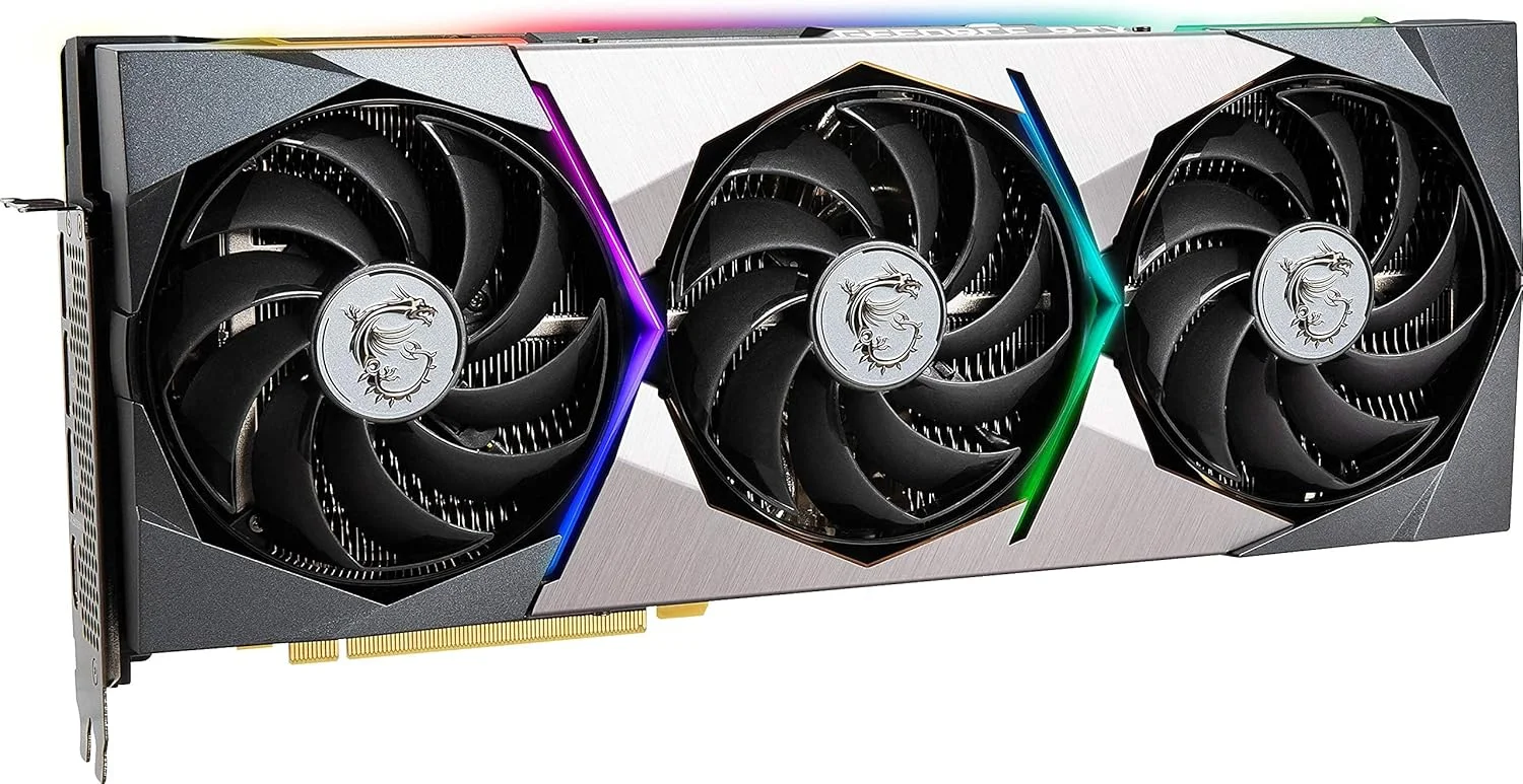 کارت گرافیک MSI Gaming NVIDIA GeForce RTX 3080 LHR 10GB GDRR6X 320-Bit HDMI/DP Nvlink Torx Fan 4 RGB Ampere Architecture (RTX Suprim X 10G LHR) (بازسازی شده)