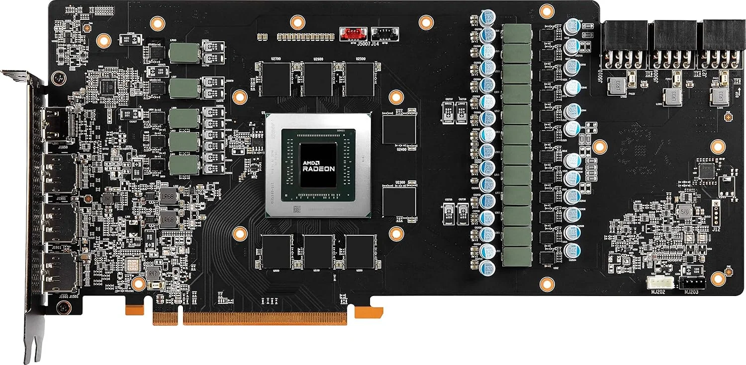 کارت گرافیک MSI Gaming Radeon RX 6900 XT با فرکانس بوست تا 2340 مگاهرتز، 256 بیتی، 16 گیگابایت GDDR6، DP/HDMI، سه فن Torx 4.0، FreeSync، DirectX 12، VR Ready، نورپردازی RGB (مدل RX 6900 XT Gaming X Trio 16G)