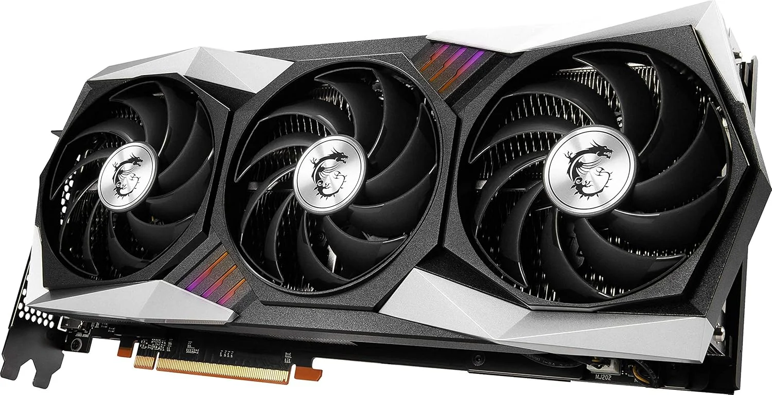 کارت گرافیک MSI Gaming Radeon RX 6900 XT با فرکانس بوست تا 2340 مگاهرتز، 256 بیتی، 16 گیگابایت GDDR6، DP/HDMI، سه فن Torx 4.0، FreeSync، DirectX 12، VR Ready، نورپردازی RGB (مدل RX 6900 XT Gaming X Trio 16G)