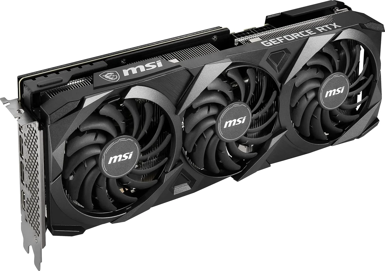کارت گرافیک گیمینگ MSI GeForce RTX 3060 Ti VENTUS 3X 8GD6X OC - 8GB GDDR6X، 1695MHz، PCI Express Gen 4، 256-bit، 3x DP v 1.4a، HDMI 2.1 (پشتیبانی از 4K)