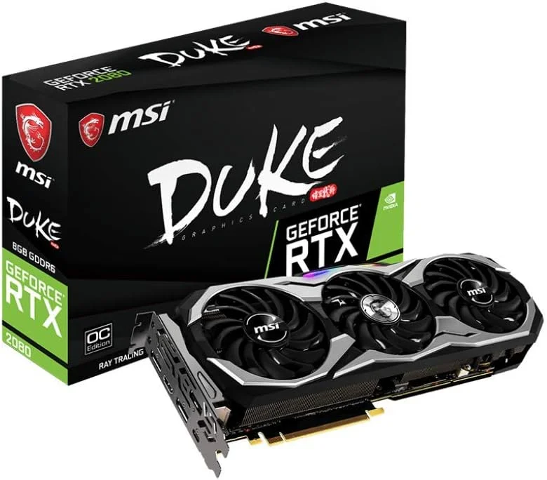 کارت گرافیک MSI Gaming GeForce RTX 2080 8GB GDRR6 256-bit VR Ready (RTX 2080 DUKE 8G OC)