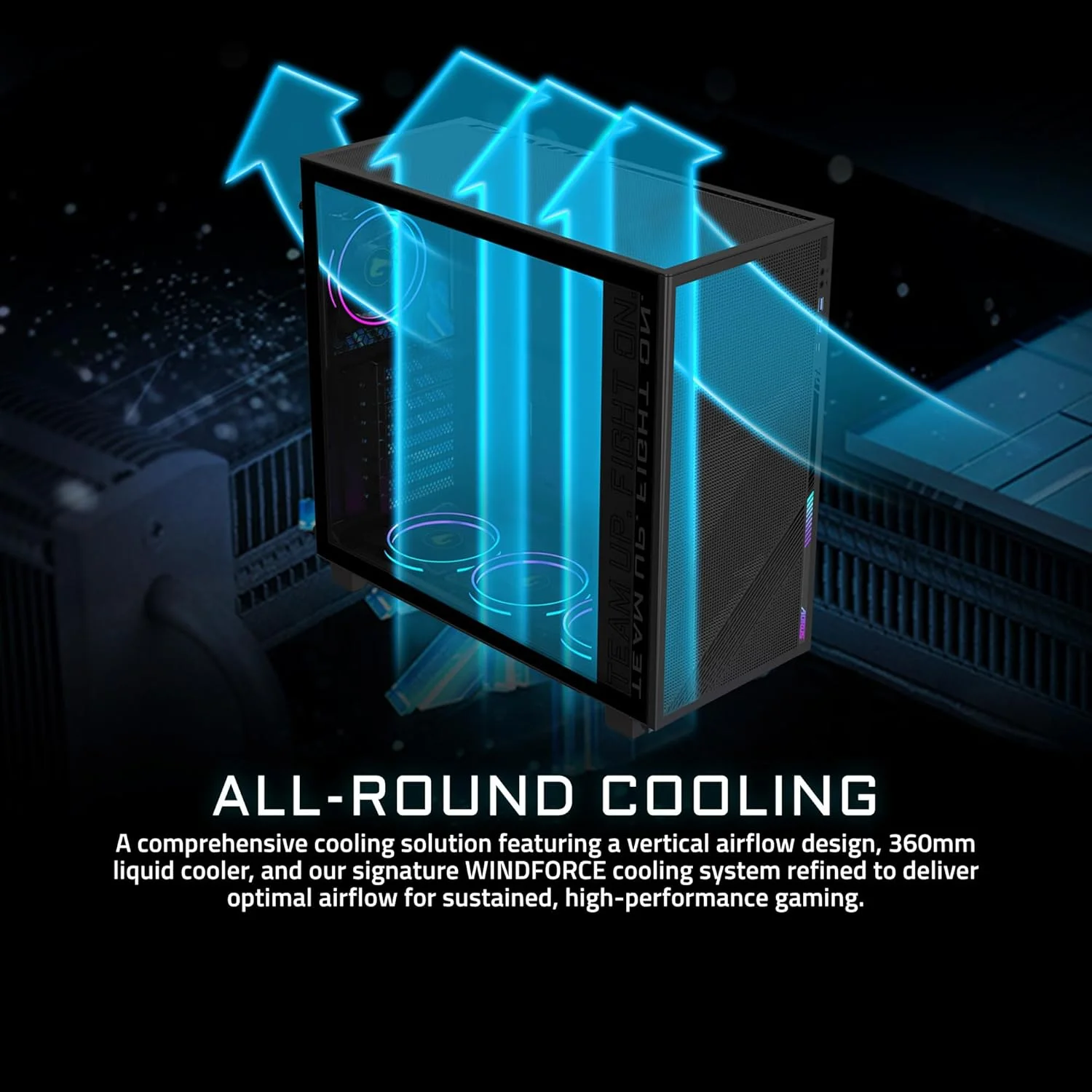 کامپیوتر گیمینگ دسکتاپ GIGABYTE AORUS، AMD Ryzen 7 9700X، GIGABYTE RTX 5070 Ti، 32 گیگابایت DDR5، 2 ترابایت SSD، ویندوز 11، AORUS Prime 5 AP5A7N7T-5000