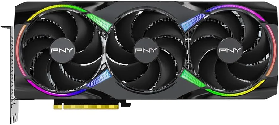 کارت گرافیک PNY GeForce RTX™ 5090 32GB ARGB OC با سه فن و DLSS 4