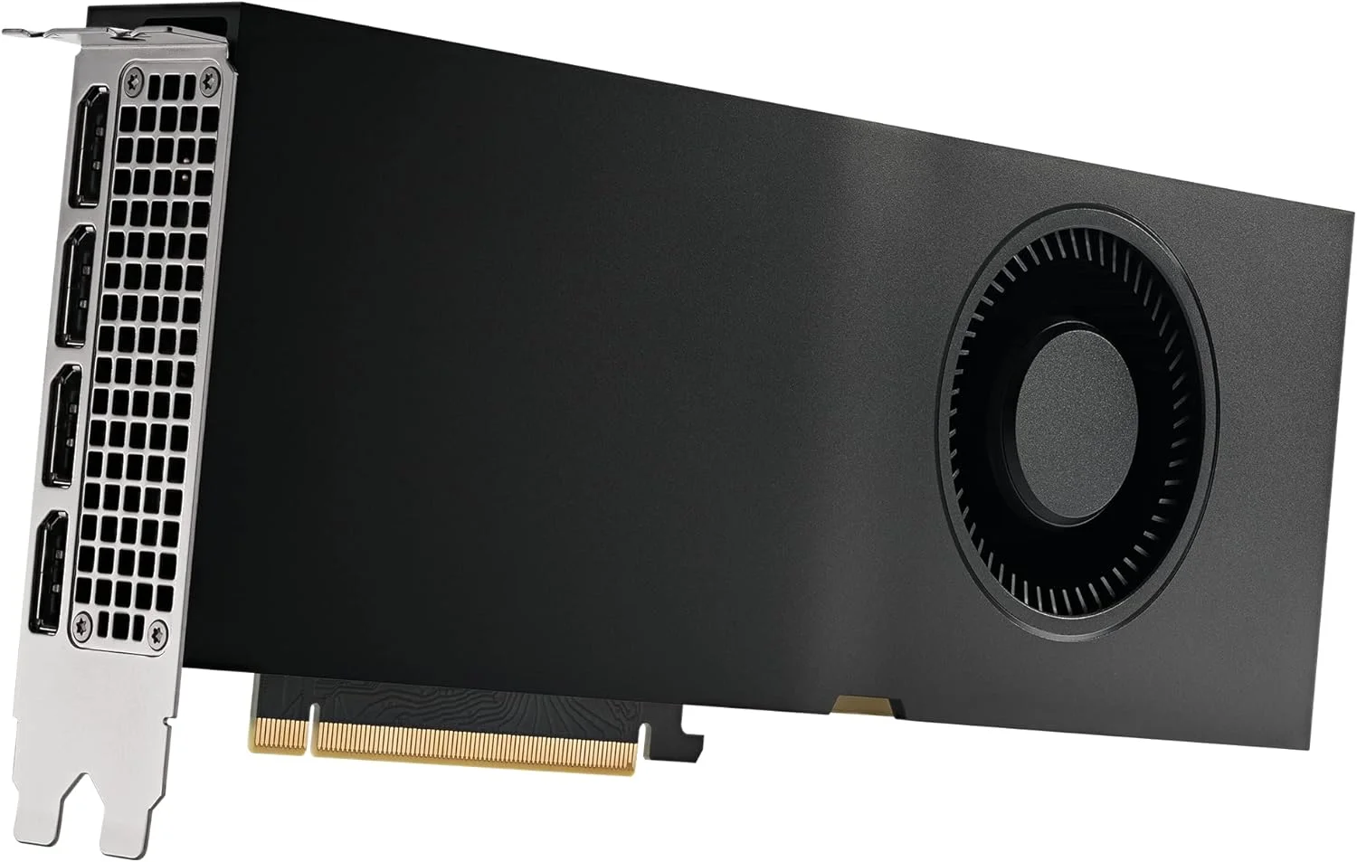 کارت گرافیک حرفه ای PNY NVIDIA RTX A5500 با 24 گیگابایت حافظه GDDR6 PCI Express 4.0 x16، دو اسلات، 4 پورت DisplayPort، پشتیبانی از 8K، فن فعال فوق العاده بی صدا، 13659239000