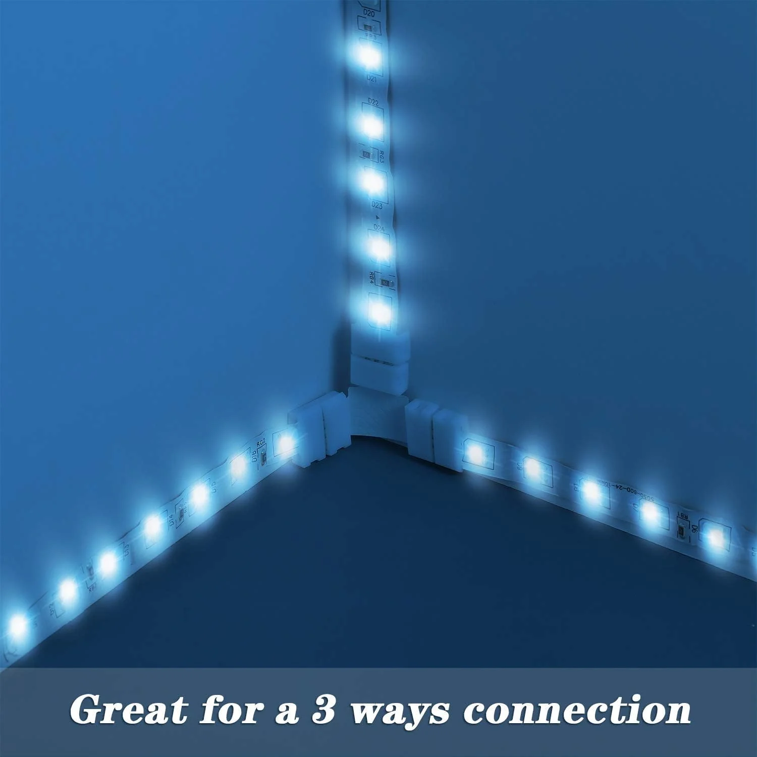 کیت کامل 30 عددی اتصال دهنده نوار LED RGB آزون، آداپتور توسعه بدون لحیم 4 پین بدون فاصله سازگار با نوار LED SMD 5050، شامل 20 اتصال دهنده بدون فاصله، 5 اتصال دهنده L و 5 اتصال دهنده T (10 میلی متر) کیت کامل 30 عددی اتصال دهنده نوار LED RGB آزون، آداپتور توسعه بدون لحیم 4 پین بدون فاصله سازگار با نوار LED SMD 5050، شامل 20 اتصال دهنده بدون فاصله، 5 اتصال دهنده L و 5 اتصال دهنده T (10 میلی متر)