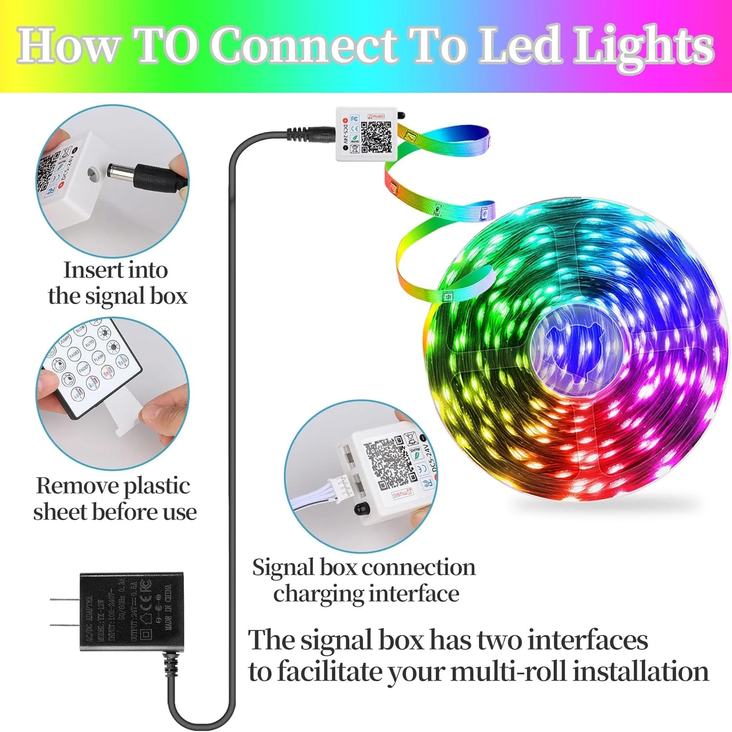 نوار چراغ LED هوشمند برای اتاق خواب، نوار چراغ های LED RGB 5 متری با ریموت کنترل IR 44 کلیدی، چراغ های LED با چسب پشتی، روشنایی قابل تنظیم، کنترل برنامه برای دکوراسیون مهمانی اتاق خواب نوار چراغ LED هوشمند برای اتاق خواب، نوار چراغ های LED RGB 5 متری با ریموت کنترل IR 44 کلیدی، چراغ های LED با چسب پشتی، روشنایی قابل تنظیم، کنترل برنامه برای دکوراسیون مهمانی اتاق خواب