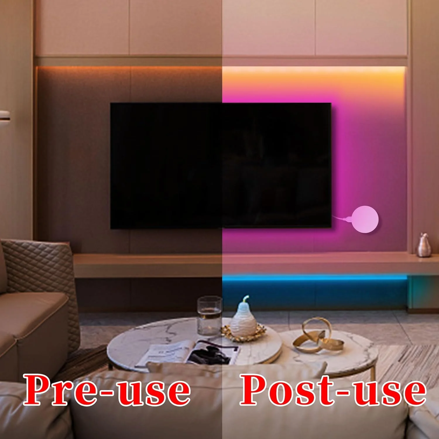 نوار چراغ LED هوشمند برای اتاق خواب، نوار چراغ های LED RGB 5 متری با ریموت کنترل IR 44 کلیدی، چراغ های LED با چسب پشتی، روشنایی قابل تنظیم، کنترل برنامه برای دکوراسیون مهمانی اتاق خواب نوار چراغ LED هوشمند برای اتاق خواب، نوار چراغ های LED RGB 5 متری با ریموت کنترل IR 44 کلیدی، چراغ های LED با چسب پشتی، روشنایی قابل تنظیم، کنترل برنامه برای دکوراسیون مهمانی اتاق خواب