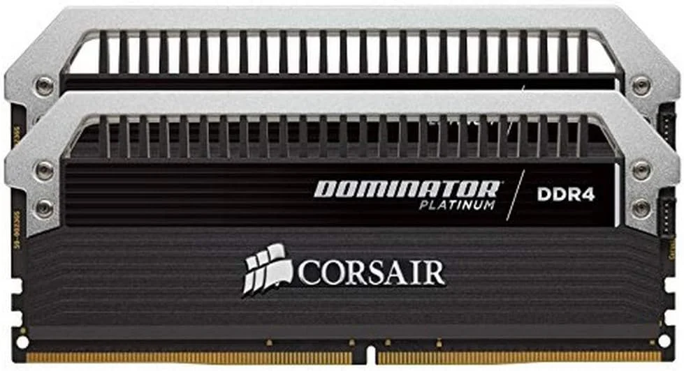 کیت حافظه رم 32 گیگابایتی CORSAIR DOMINATOR Platinum Series (2 عدد 16 گیگابایتی) DDR4 DRAM 3000MHz C15 (CMD32GX4M2B3000C15)