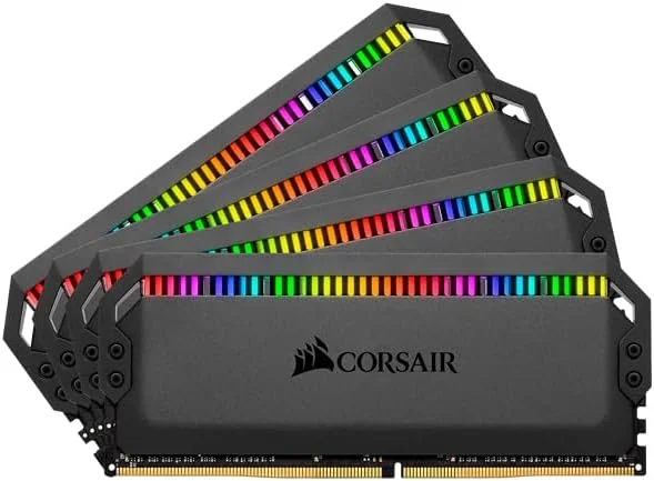 حافظه رم دسکتاپ CORSAIR DOMINATOR PLATINUM RGB 64GB (4x16GB) DDR4 3200 (PC4-25600) C16 1.35V - مشکی
