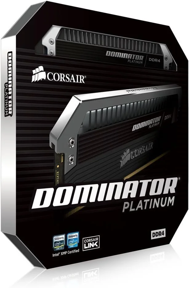 کیت حافظه رم 32 گیگابایتی CORSAIR DOMINATOR Platinum Series (2 عدد 16 گیگابایتی) DDR4 DRAM 3000MHz C15 (CMD32GX4M2B3000C15) کیت حافظه رم 32 گیگابایتی CORSAIR DOMINATOR Platinum Series (2 عدد 16 گیگابایتی) DDR4 DRAM 3000MHz C15 (CMD32GX4M2B3000C15)