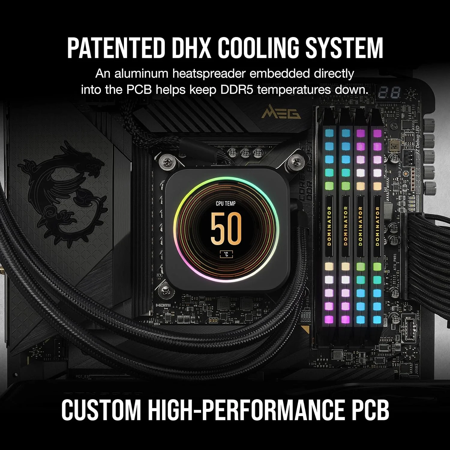 رم دسکتاپ 32 گیگابایتی Corsair DOMINATOR PLATINUM RGB DDR5 (2x16GB) 6000MHz C36 بهینه شده برای Intel، دارای خنک کننده CORSAIR DHX ثبت شده، 12 LED فوق العاده روشن CAPELLIX RGB مشکی، CMT32GX5M2X6000C36، 2 عدد 16 گیگابایتی رم دسکتاپ 32 گیگابایتی Corsair DOMINATOR PLATINUM RGB DDR5 (2x16GB) 6000MHz C36 بهینه شده برای Intel، دارای خنک کننده CORSAIR DHX ثبت شده، 12 LED فوق العاده روشن CAPELLIX RGB مشکی، CMT32GX5M2X6000C36، 2 عدد 16 گیگابایتی