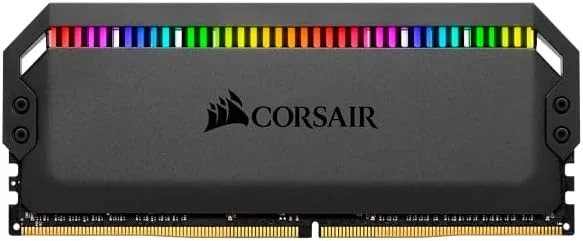 حافظه رم دسکتاپ CORSAIR DOMINATOR PLATINUM RGB 64GB (4x16GB) DDR4 3200 (PC4-25600) C16 1.35V - مشکی