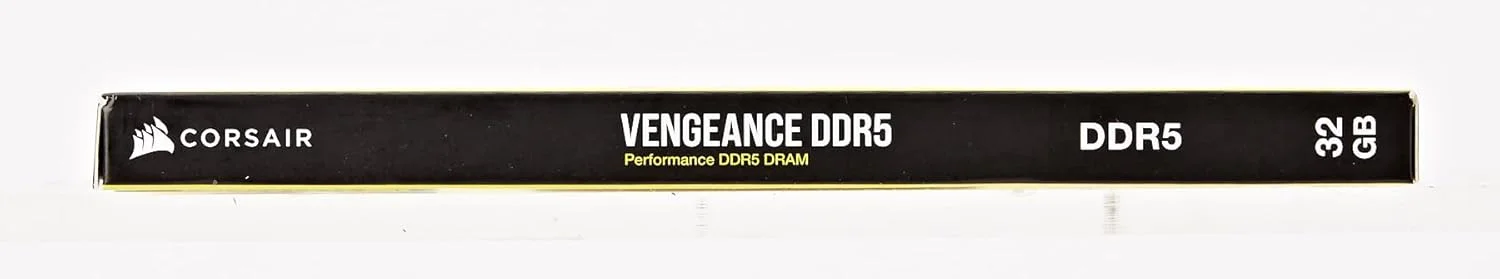 حافظه رم دسکتاپ کرسیر VENGEANCE DDR5 مدل CMK32GX5M2B6000C36 با ظرفیت 32 گیگابایت (2x16GB) و فرکانس 6000 مگاهرتز C36 بهینه شده برای Intel (تنظیم ولتاژ داخلی، مشکی)