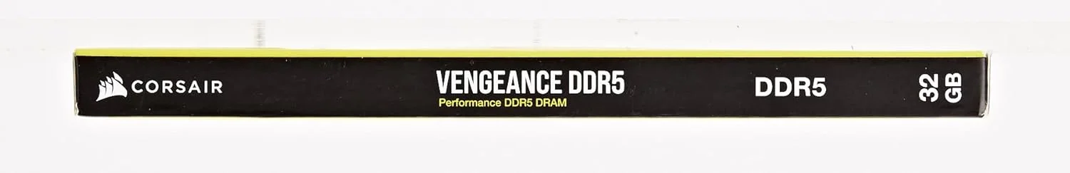 حافظه رم دسکتاپ کرسیر VENGEANCE DDR5 مدل CMK32GX5M2B6000C36 با ظرفیت 32 گیگابایت (2x16GB) و فرکانس 6000 مگاهرتز C36 بهینه شده برای Intel (تنظیم ولتاژ داخلی، مشکی)