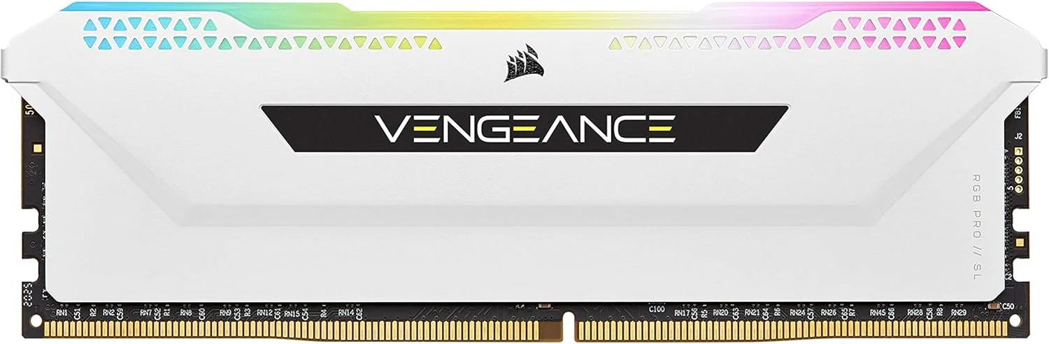 رم دسکتاپ 64 گیگابایتی CORSAIR VENGEANCE RGB PRO SL (4x16GB) DDR4 3600 (PC4-28800) C18 1.35V - سفید رم دسکتاپ 64 گیگابایتی CORSAIR VENGEANCE RGB PRO SL (4x16GB) DDR4 3600 (PC4-28800) C18 1.35V - سفید