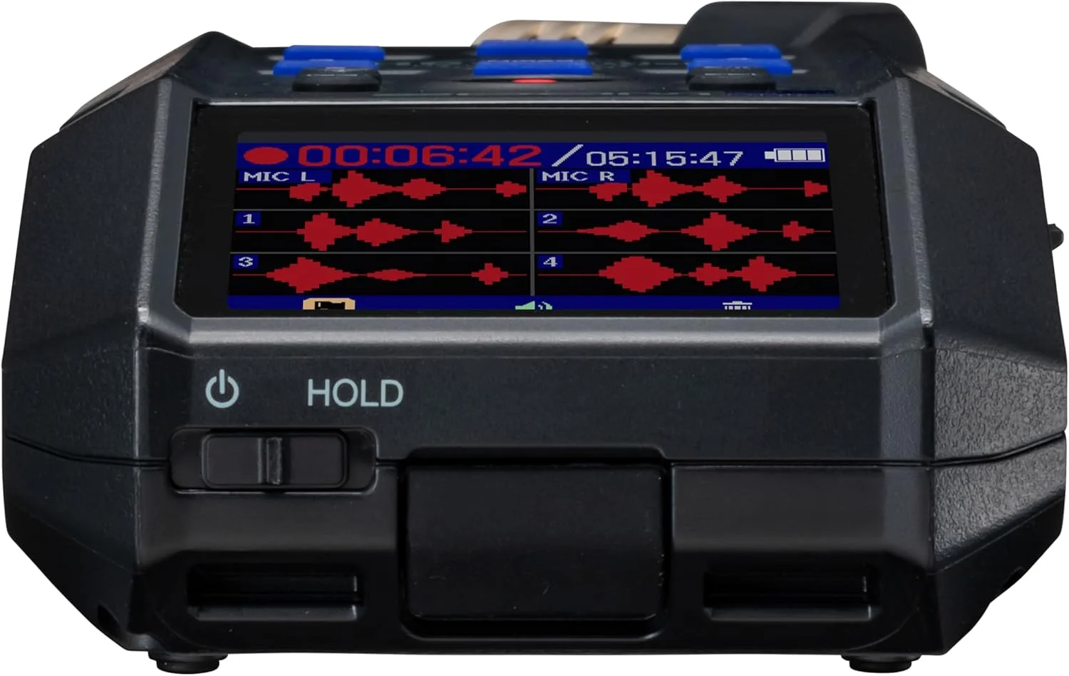 ضبط کننده قابل حمل 6 ترک Zoom H6essential با شناور 32 بیتی، قابلیت دسترسی، میکروفون های استریو، 4 ورودی XLR/TRS، ضبط بر روی کارت SD، رابط صوتی USB، برای نوازندگان، پادکسترها، فیلمسازان