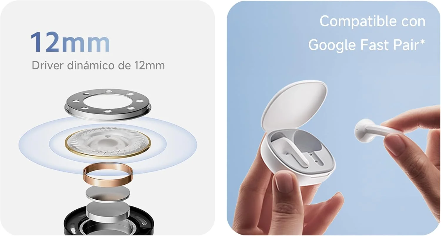 هندزفری بلوتوثی شیائومی Redmi Buds 4 Lite مشکی - درایور دینامیک 12 میلی‌متری کیفیت صدای HD مقاوم در برابر آب IPX4 - بلوتوث پیشرفته 5.2 - عمر باتری طولانی 18.5 ساعته - جفت شدن سریع گوگل - مشکی، بی‌سیم