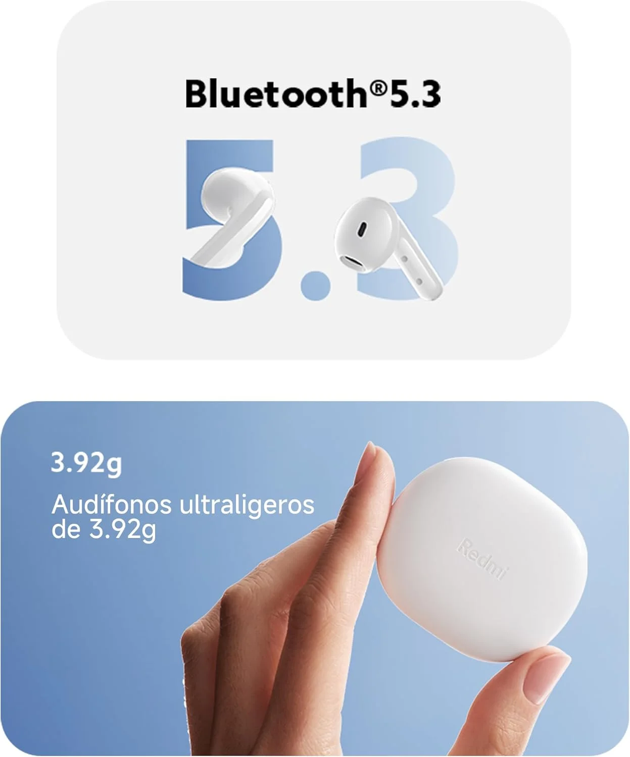 هندزفری بلوتوثی شیائومی Redmi Buds 4 Lite مشکی - درایور دینامیک 12 میلی‌متری کیفیت صدای HD مقاوم در برابر آب IPX4 - بلوتوث پیشرفته 5.2 - عمر باتری طولانی 18.5 ساعته - جفت شدن سریع گوگل - مشکی، بی‌سیم