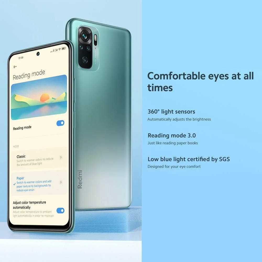 گوشی موبایل شیائومی Redmi Note 10 دو سیم کارت خاکستری اونیکس 128 گیگابایت رم 4 گیگابایت 4G LTE