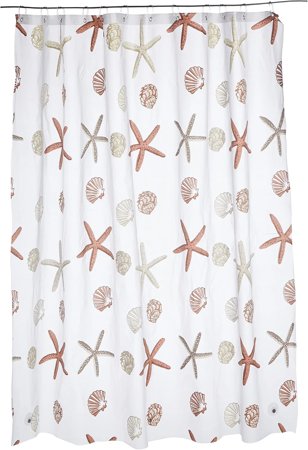 پرده حمام پی وی سی HOMEPRO، ارزش بهتر برای زندگی بهتر، سایز 180 سانتی متر، طرح دار، چند رنگ