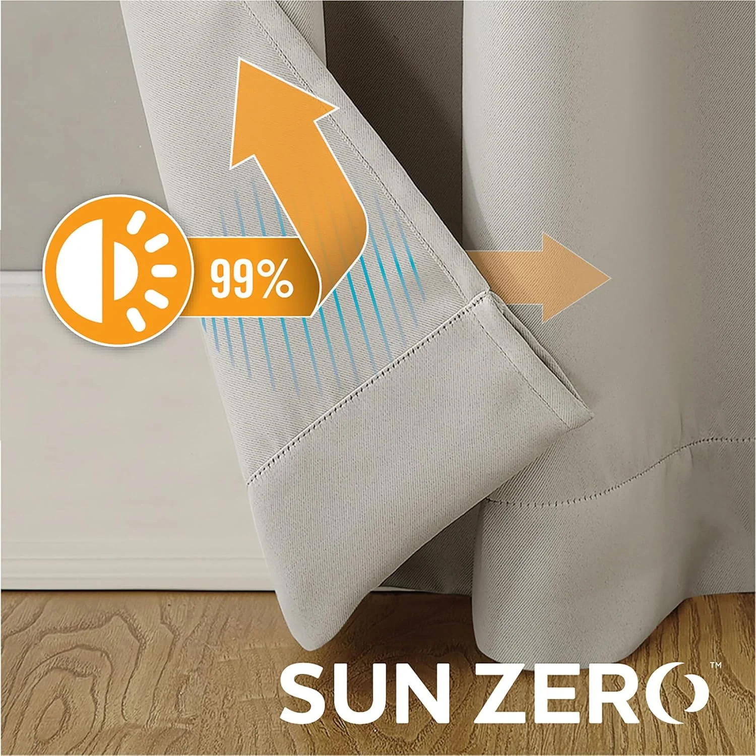 پانل پرده پانچ سان زیرو مدل Soho، دو عددی، ضد نور و صرفه جویی در انرژی، 137x274 سانتی متر، مرواریدی پانل پرده پانچ سان زیرو مدل Soho، دو عددی، ضد نور و صرفه جویی در انرژی، 137x274 سانتی متر، مرواریدی