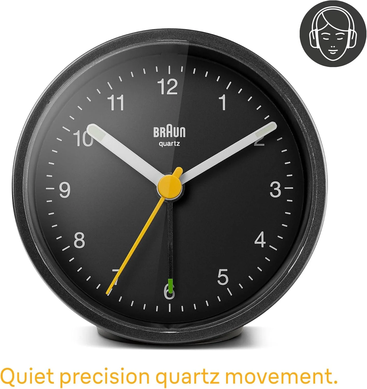 ساعت آنالوگ کلاسیک براون با زنگ هشدار و نور، حرکت کوارتز بی صدا، زنگ هشدار بیپ کرسندو در رنگ مشکی، مدل BC12B، تک سایز ساعت آنالوگ کلاسیک براون با زنگ هشدار و نور، حرکت کوارتز بی صدا، زنگ هشدار بیپ کرسندو در رنگ مشکی، مدل BC12B، تک سایز