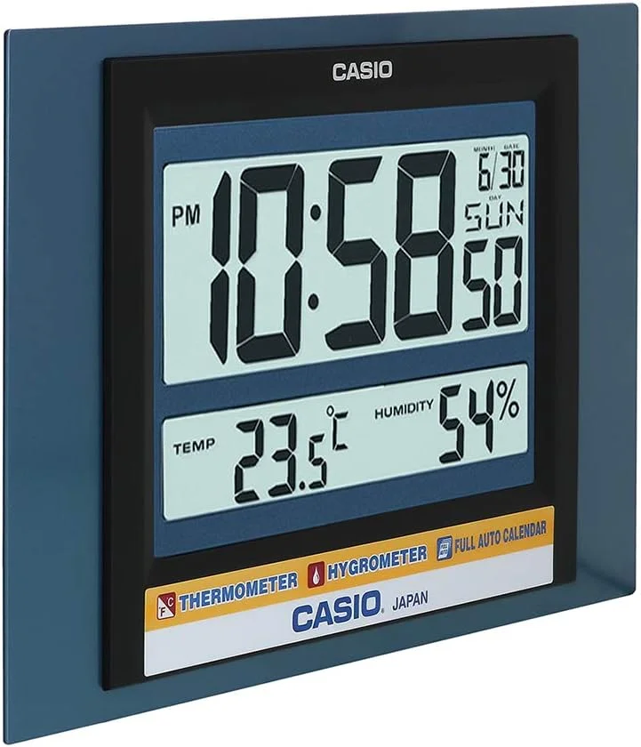 ساعت دیواری دیجیتال کاسیو مدل ID-16S-2DF، آبی ساعت دیواری دیجیتال کاسیو مدل ID-16S-2DF، آبی