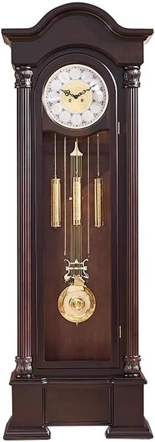 ساعت ایستاده Hhmmei2024-23، ساعت رومیزی چوبی، تقلید دنده مکانیکی، بی صدا، منحصر به فرد، وینتیج، دکوراسیون منزل، تزئینات ساعت برای دکوراسیون اتاق خواب