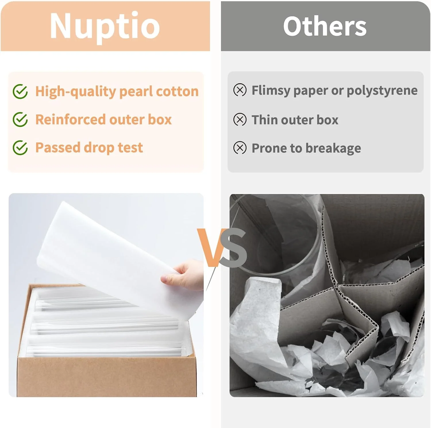 جاشمعی گردباد NUPTIO برای عروسی: سایه شیشه ای راه راه 2.5 x 12 اینچ برای شمعدان - پوشش شمع استوانه ای بدون ته تزئینی عمده برای تزیین میز فضای باز