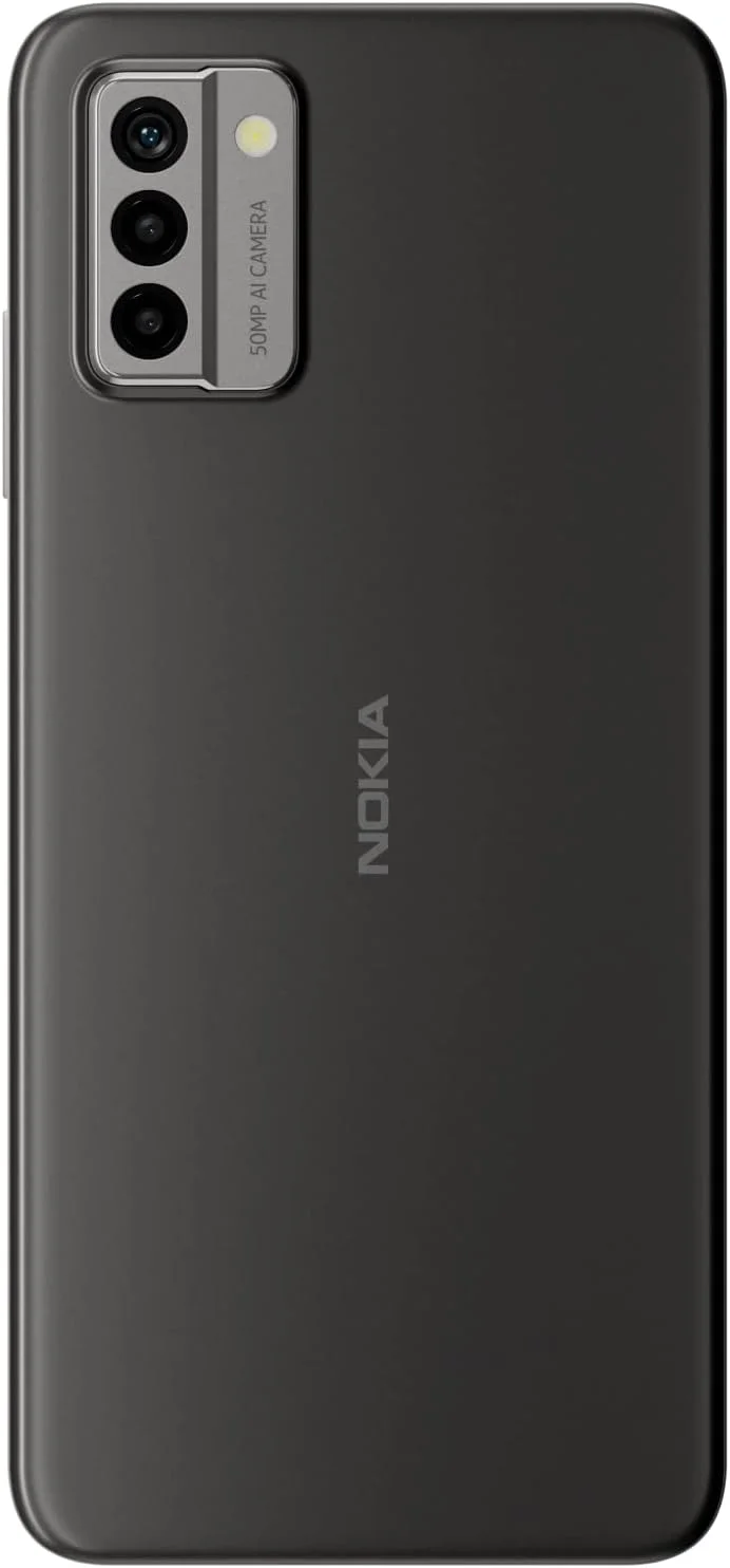 گوشی هوشمند نوکیا G22 با صفحه نمایش 6.52 اینچی HD+، دو سیم کارت، 4G، رم 6 گیگابایتی + 6 گیگابایت رم مجازی، حافظه 256 گیگابایتی، اندروید 12، دوربین 50 مگاپیکسلی AI، باتری 5050 میلی آمپر ساعتی با عمر 3 روز، 2 سال ارتقاء سیستم عامل، 3 سال به روز رسانی امنیتی ماهانه - خاکستری
