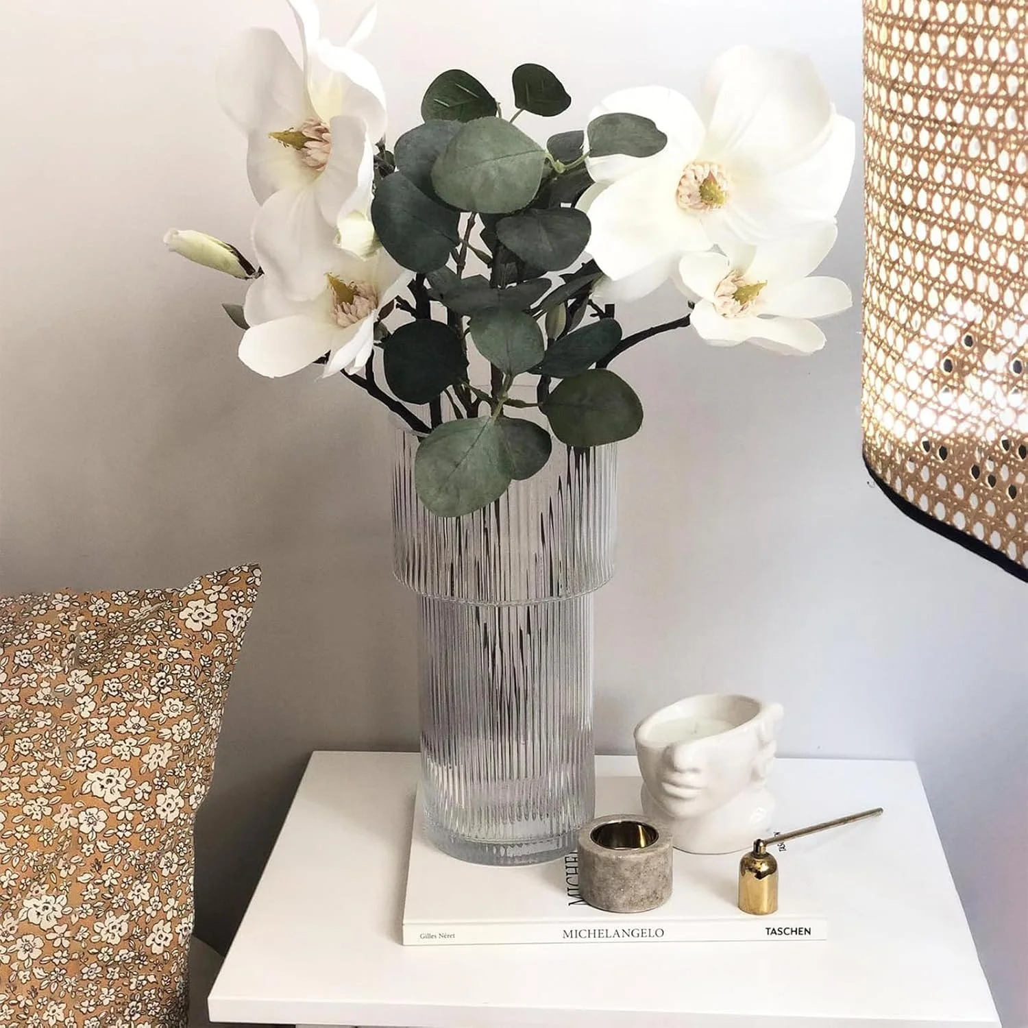 گلدان شیشه ای Jaffiust، گلدان های شیشه ای کوچک برای تزئین گل عروسی، گلدان های گل شیشه ای مینی وینتیج با طراحی رشته ای و اشکال منحصر به فرد مختلف برای دکوراسیون میز گل در خانه
