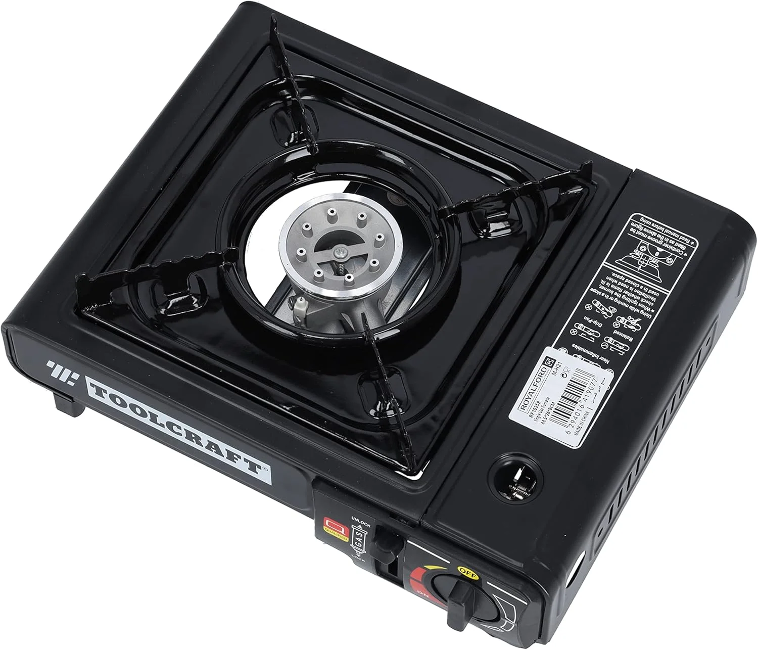 اجاق گاز سفری رویال فورد مدل RF10359، ساختار بادوام آهنی، اجاق گاز کمپینگ جمع و جور و سبک وزن، احتراق پیزوالکتریک، کنترل حرارت متغیر، قطع کننده ایمنی سوخت، دارای کیف حمل، چند منظوره اجاق گاز سفری رویال فورد مدل RF10359، ساختار بادوام آهنی، اجاق گاز کمپینگ جمع و جور و سبک وزن، احتراق پیزوالکتریک، کنترل حرارت متغیر، قطع کننده ایمنی سوخت، دارای کیف حمل، چند منظوره