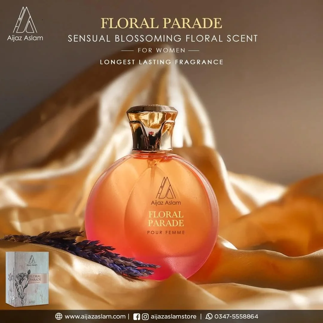 عطر زنانه اعجاز اسلم مدل Floral Parade