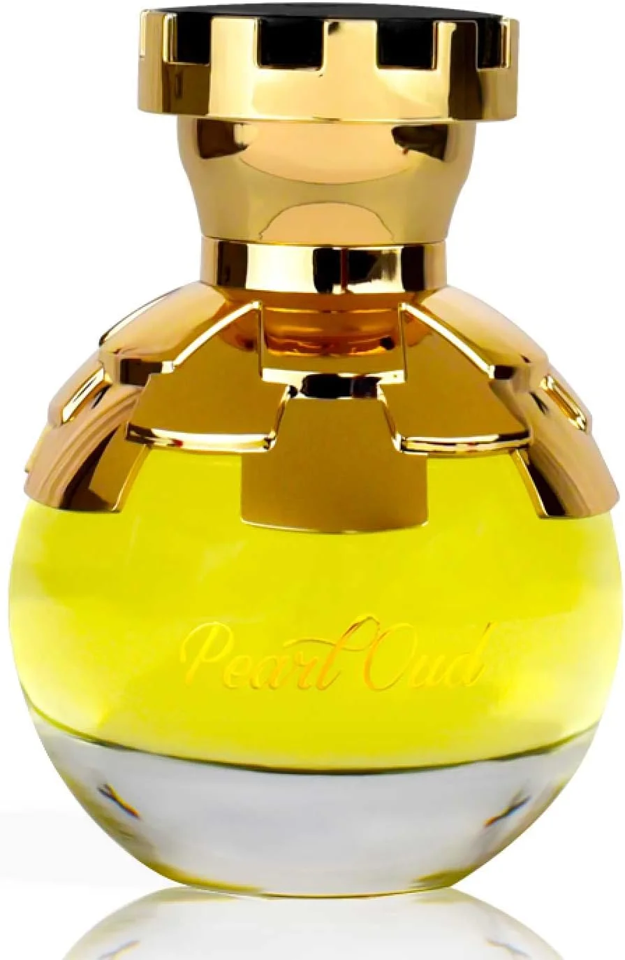 احمد پرل عود ادو پرفیوم - 75 میلی لیتر | عطر عود شرقی زنانه | رایحه گلهای هوس انگیز بر پایه عود و لمس نعناع هندی | توسط المغربی Arabian Oud and Perfumes Dubai