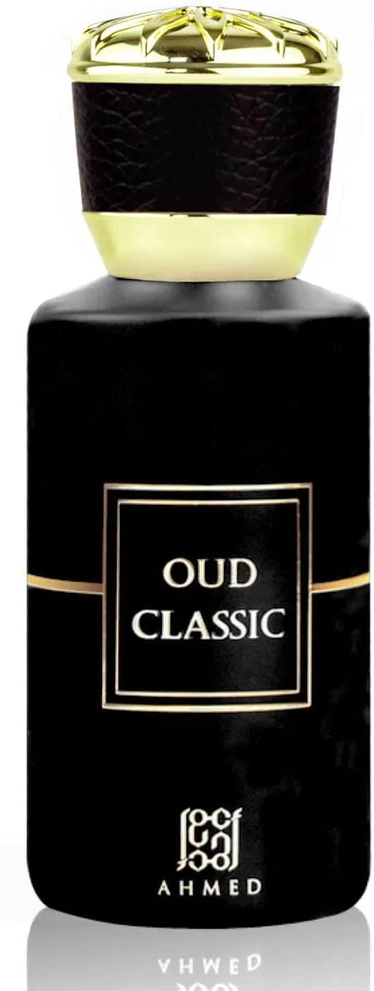 عطر احمد عود کلاسیک ادو پرفیوم - 50 میلی لیتر | عود شرقی مناسب برای آقایان و بانوان | نت های عود به زیبایی با مرکبات ملایم، وانیل، مشک و نعناع هندی متعادل شده است | توسط المغربی Arabian Oud and Perfumes Dubai