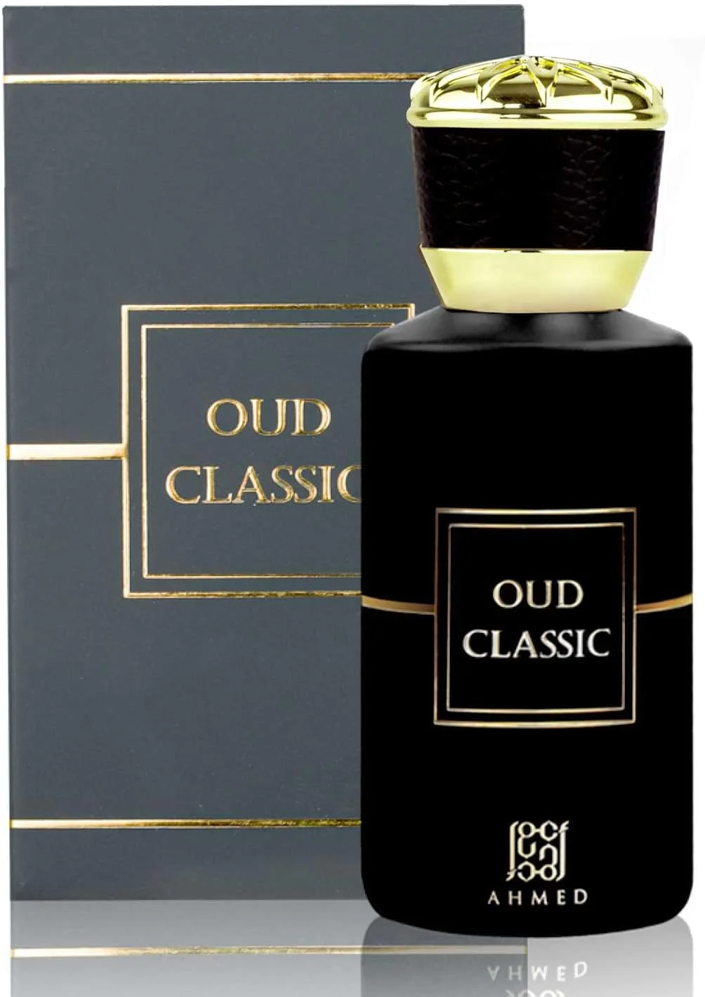 عطر احمد عود کلاسیک ادو پرفیوم - 50 میلی لیتر | عود شرقی مناسب برای آقایان و بانوان | نت های عود به زیبایی با مرکبات ملایم، وانیل، مشک و نعناع هندی متعادل شده است | توسط المغربی Arabian Oud and Perfumes Dubai