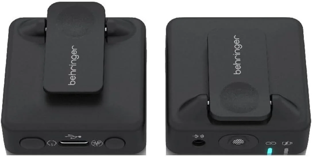 سیستم میکروفون بی سیم دیجیتال گیره ای Behringer GO CAM برای تولیدکنندگان محتوا (GO CAM Wireless) سیستم میکروفون بی سیم دیجیتال گیره ای Behringer GO CAM برای تولیدکنندگان محتوا (GO CAM Wireless)