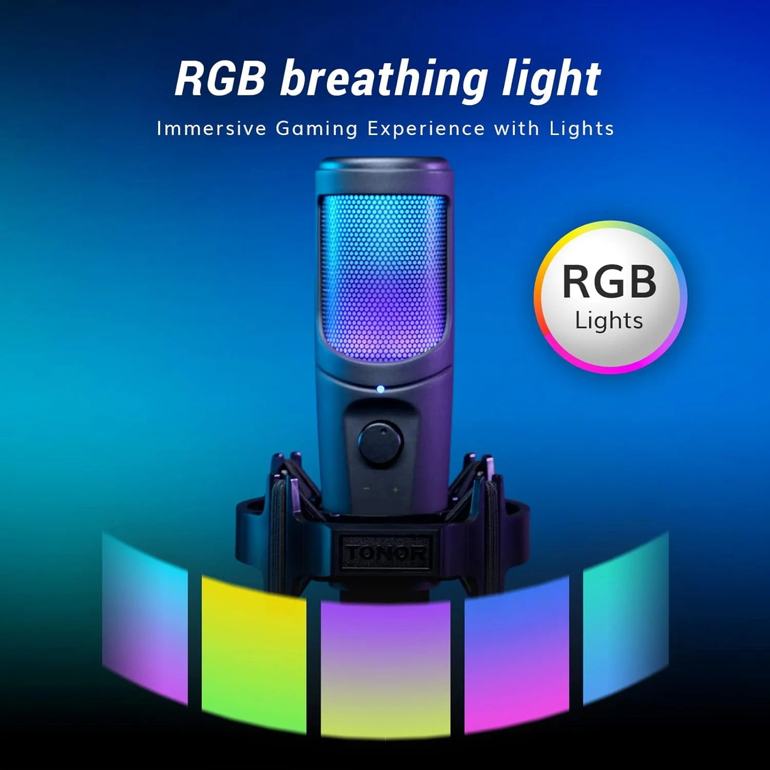 کیت میکروفون گیمینگ USB تونور برای کامپیوتر، میکروفون کاندنسر کاردیوئید با RGB، بازوی بوم قابل تنظیم برای استریم پادکست، ضبط استودیویی، آواز خواندن، دیسکورد، یوتیوب، PS4/5 گیمر TC40 RGB کیت میکروفون گیمینگ USB تونور برای کامپیوتر، میکروفون کاندنسر کاردیوئید با RGB، بازوی بوم قابل تنظیم برای استریم پادکست، ضبط استودیویی، آواز خواندن، دیسکورد، یوتیوب، PS4/5 گیمر TC40 RGB