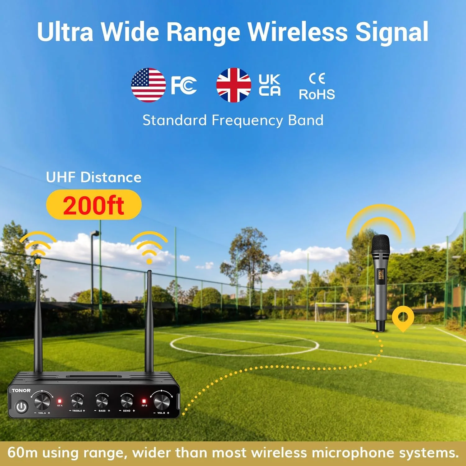 میکروفون کارائوکه بی سیم TONOR، سیستم های میکروفون UHF داینامیک آواز خواندن قابل حمل دوگانه دستی با گیرنده برای کارائوکه، مهمانی، سخنرانی، عروسی، نمایش های دی جی، کلیسا، کنفرانس ها، TW350، خاکستری میکروفون کارائوکه بی سیم TONOR، سیستم های میکروفون UHF داینامیک آواز خواندن قابل حمل دوگانه دستی با گیرنده برای کارائوکه، مهمانی، سخنرانی، عروسی، نمایش های دی جی، کلیسا، کنفرانس ها، TW350، خاکستری